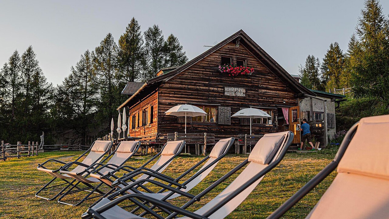 Al Rifugio Gallina da Colle Isarco